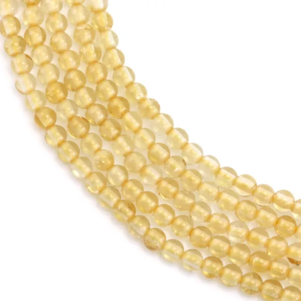 Citrine round 2mm x 39cm
