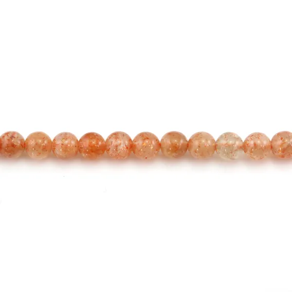 Round sunstone 4mm x 39cm