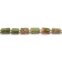 Unakite barocco 7x11mm x 40cm (29pcs)