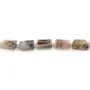 Ágata de Botswana barroca 7x11mm x 39cm (27 pcs)