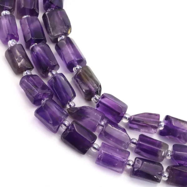 Barocker Amethyst 7x11mm x 39cm (30 Stück)