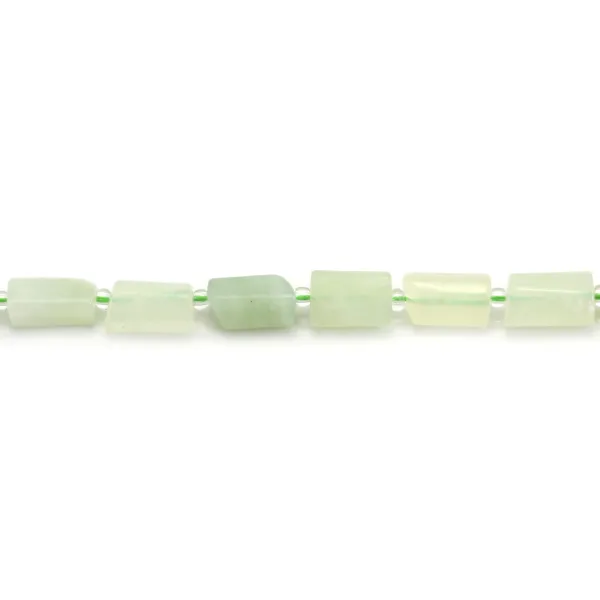 Jade Xinshan barroco 7x11mm x 40cm (28pcs)
