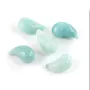 Amazonite drop semi-drilled 10x20mm x 1pc