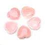 Cabujón de caracol rosado corazón 20 mm x 1 pieza