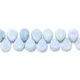 Blue opal drop 10x14mm x 20cm (34pcs)