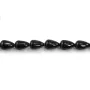 Onice nero goccia 6x9mm x 39cm