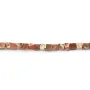 Rainbow jasper cube 4mm x 38cm