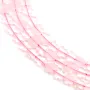 Pérola Quartzo Rosa Flor 6mm | Pérolas Naturais para Joias
