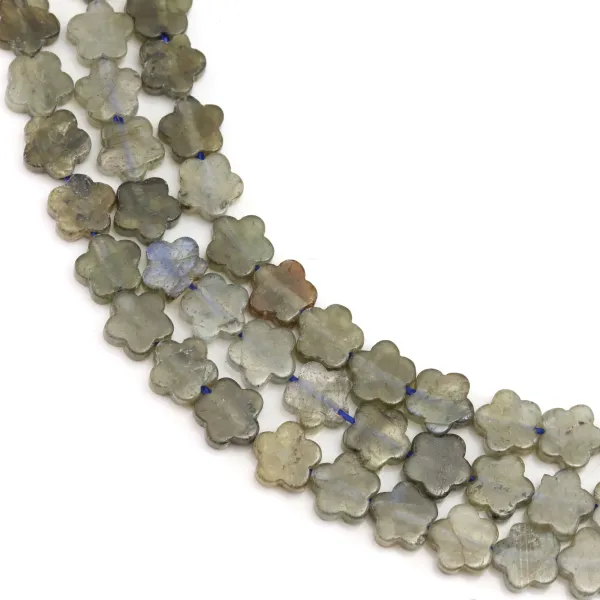 Labradorite coeur 6mm x 38cm