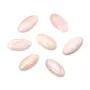 Cabujón Lambi rosa ovalado 6x12mm x 1ud
