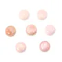 Runder rosa Lambi-Cabochon 5mm x 2 Stück