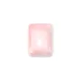 Cabochão Lambi rosa retangular 12x16mm x 1pc