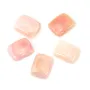 Cabochon Pink Conch Rectangle 10x12mm x 1pc