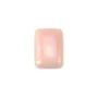 Cabochon Lambi rose rectangle 10x14mm x 1pc