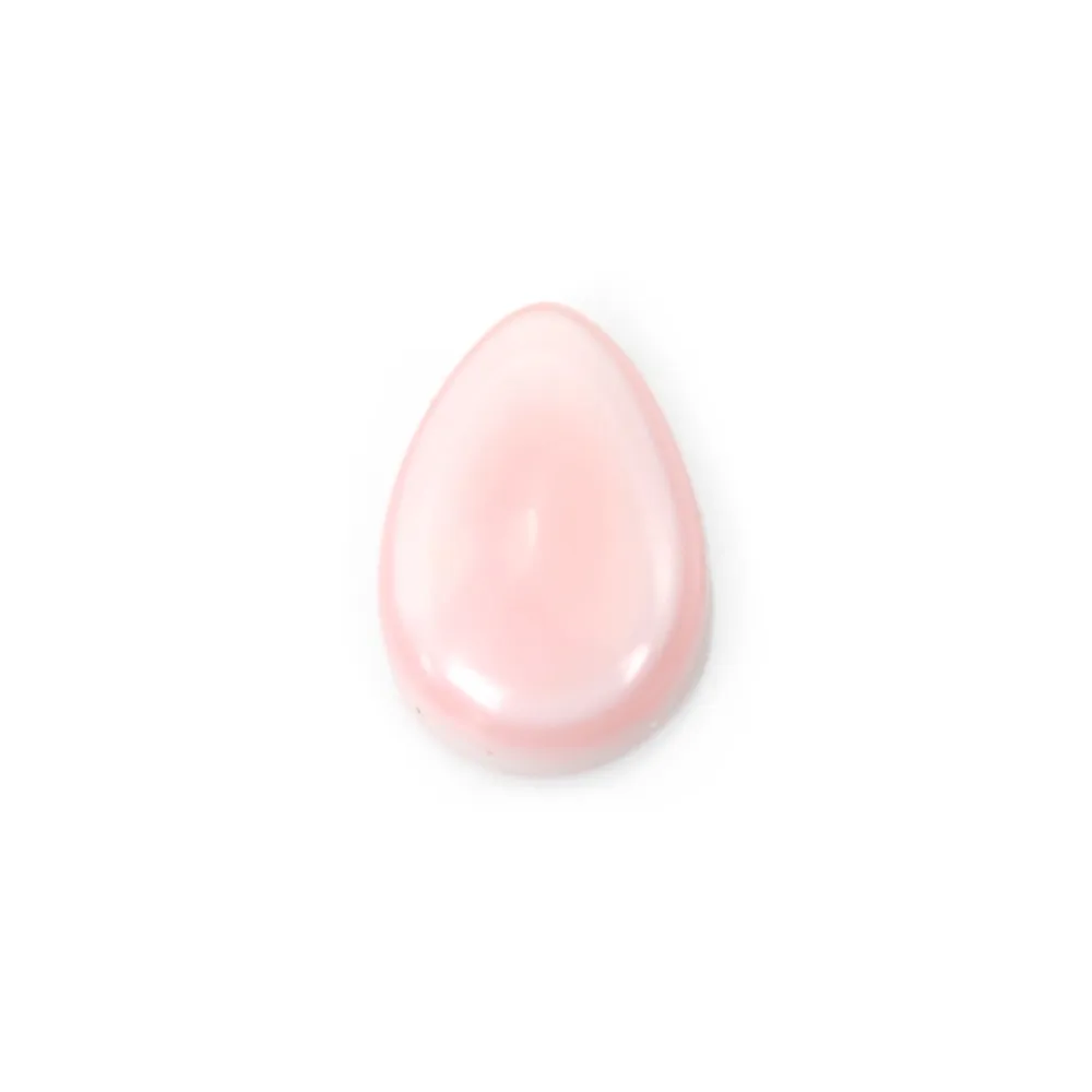 Cabochon Pink Lambi Drop 7x10mm x 1pc