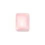 Pink Lambi cabochon rectangle 13x18mm x 1pc