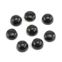 Cabujón Ónix (Ágata negra) redondo 5mm x 4pcs