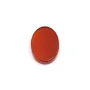 Cabochão de Ágata vermelha oval plana 6x8mm x 2pcs
