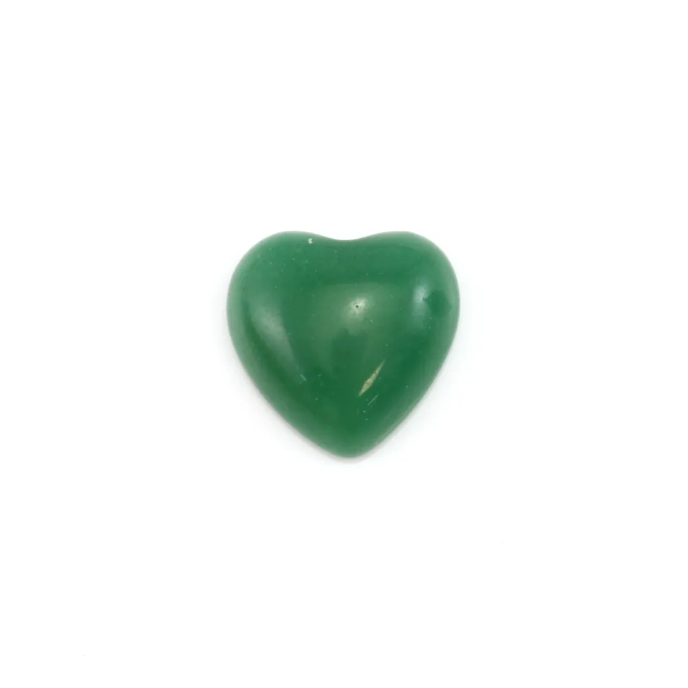Aventurinherz Cabochon 12mm x 2 Stück