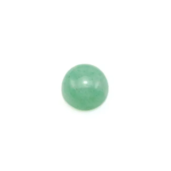 Cabochon Avventurina rotondo 5mm - Pietra verde naturale da incollare
