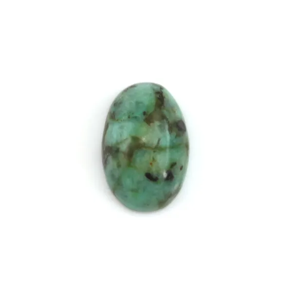 Cabochão Turquesa Africano oval 4x6mm x 2pcs