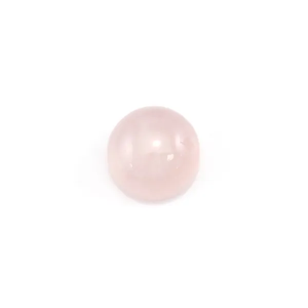 Cabochon Quarzo rosa rotondo 5mm x 4pz