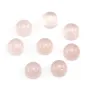 Cabochão Quartzo rosa redondo 5mm x 4pcs
