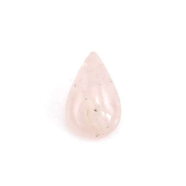 Rose Quartz cabochon drop 4x6mm x 4pcs