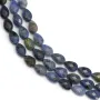 Dumortierite goccia sfaccettata 4x6mm x 38cm