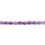 Amethyst faceted drop 4x6mm x 38cm
