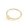 Ring tray for 6mm cabochon - Gold Filled x 1pc