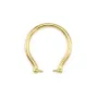 Anillo para perla completamente perforada - Dorado x 1ud