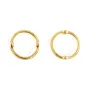 Separador redondo decorado 12mm - Dourado x 2pcs