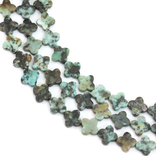 African turquoise clover 7.5mm x 38cm