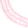Cuarzo rosa trébol 7.5mm x 38cm