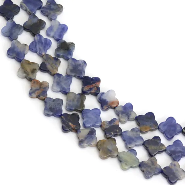 Sodalite trifoglio 7.5mm x 38cm