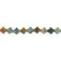 Indischer Achat Kleeblatt 7.5mm x 38cm