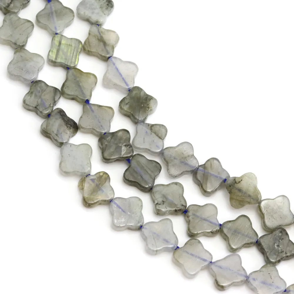 Labradorite trifoglio 7.5mm x 38cm