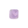 Cabochão ametista clara quadrado facetado 10mm x 1pc
