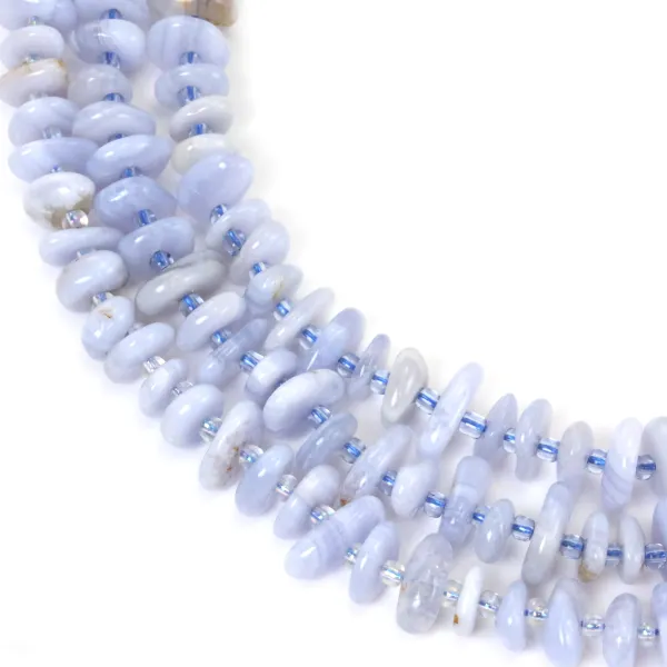 Calcedonio chips barocco x 39cm (env.71pcs)