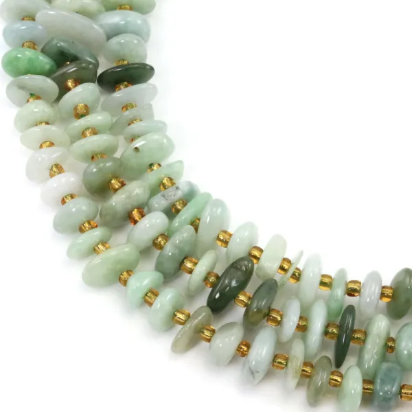 Lasca de jade barroco x 39cm (env.69pcs)