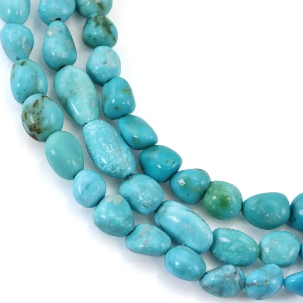 Turquoise baroque nugget 6-8mm x 39cm