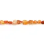 Carnelian baroque nugget 6-8mm x 39cm