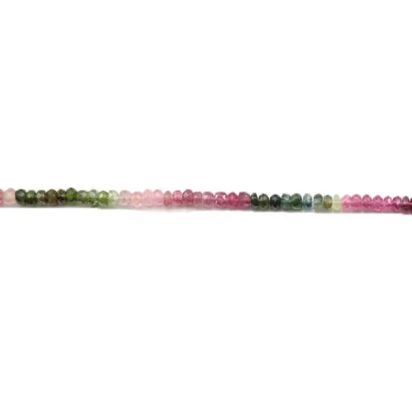 Tourmaline Rondelle Facette