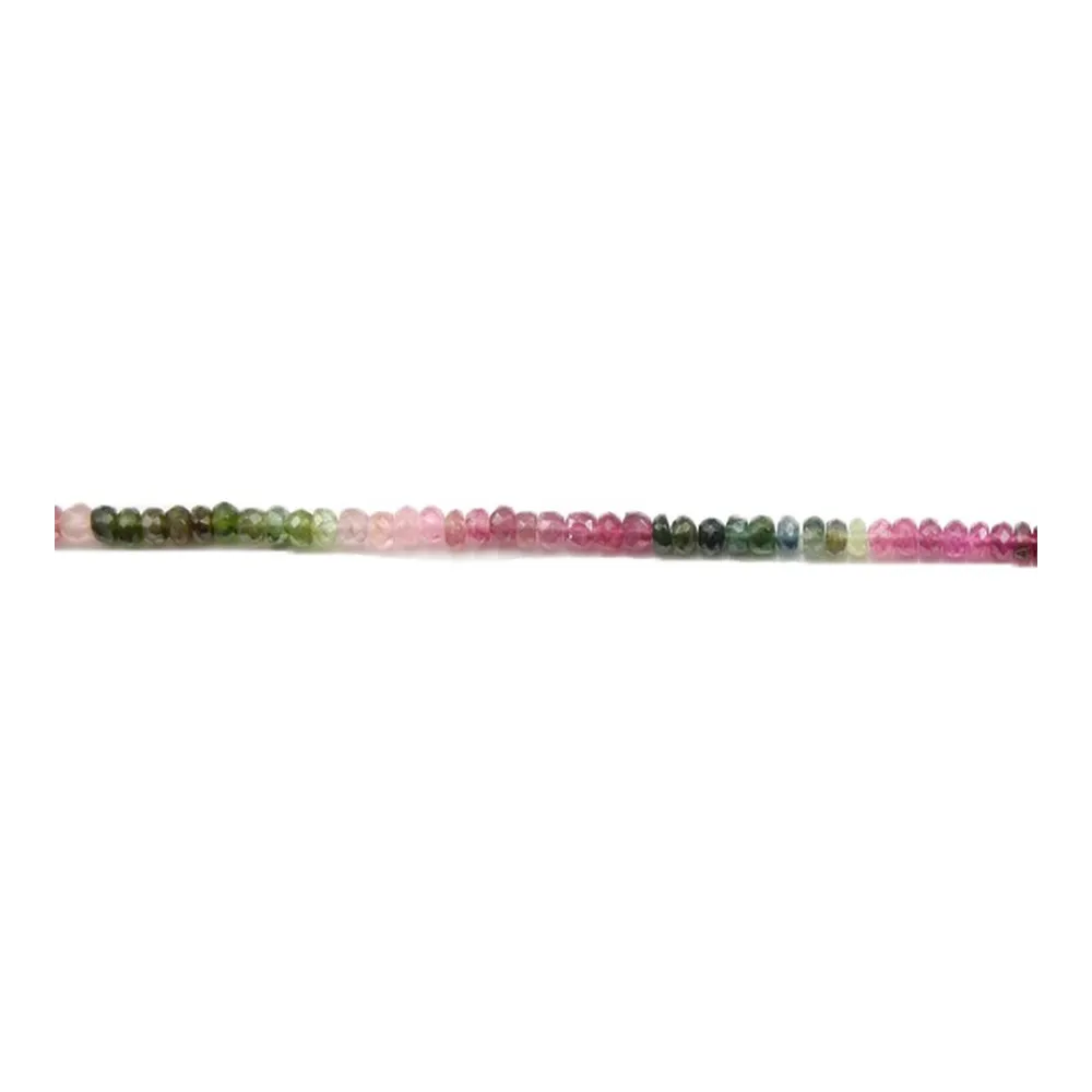 Tourmaline Rondelle Facette