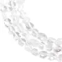 Rock crystal baroque nugget 6-8mm x 39cm