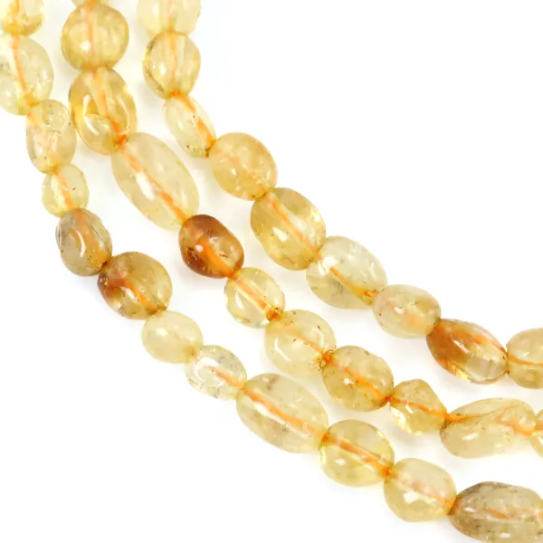 Baroque citrine nugget 4-5mm x 39cm