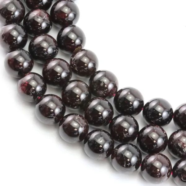 Grenat Rond 12mm x 38cm