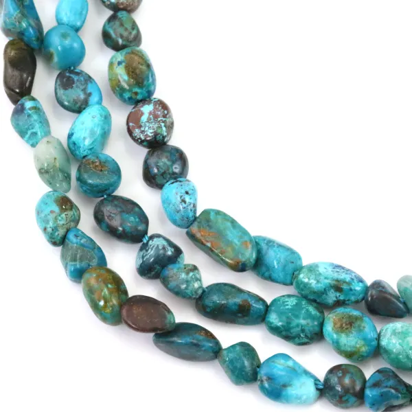 Chrysocolla baroque nugget 4-6mm x 39cm
