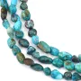 Chrysocolle baroque nugget 4-6mm x 39cm